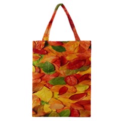 Leaves Texture Classic Tote Bag by BangZart