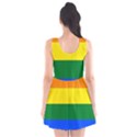 Pride rainbow flag Scoop Neck Skater Dress View2