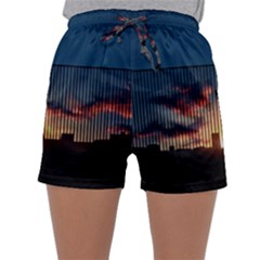 Art Sunset Anime Afternoon Sleepwear Shorts by BangZart