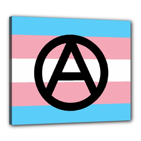 Anarchist Pride Canvas 24  X 20  by TransPrints