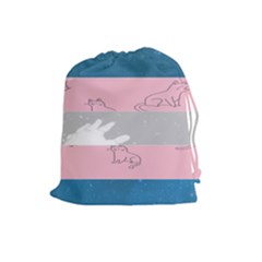 Pride Flag Drawstring Pouches (large)  by TransPrints