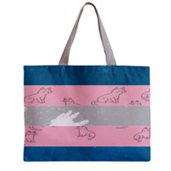 Pride Flag Zipper Mini Tote Bag by TransPrints