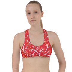 Small Flowers Pattern Floral Seamless Pattern Vector Criss Cross Racerback Sports Bra by BangZart