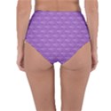 Purple Scales Reversible High-Waist Bikini Bottoms View4