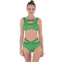 Green Scales Bandaged Up Bikini Set  View1