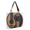 Old And Worn Acoustic Guitars Yin Yang Medium Tote Bag View2