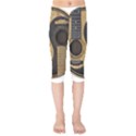 Old And Worn Acoustic Guitars Yin Yang Kids  Capri Leggings  View1