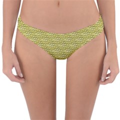 Golden Scales Reversible Hipster Bikini Bottoms by Brini