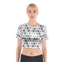 Army Stars Cotton Crop Top View1