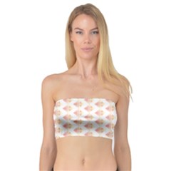 Geometric Losangle Pattern Rosy Bandeau Top by paulaoliveiradesign