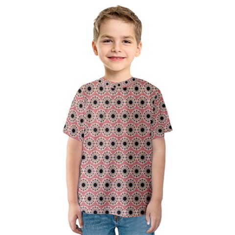 Black Stars Pattern Kids  Sport Mesh Tee by linceazul