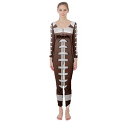 Football Ball Long Sleeve Catsuit by BangZart