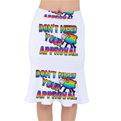 Dont Need Your Approval Mermaid Skirt by Valentinaart