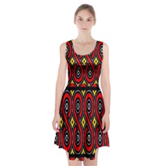 Toraja Traditional Art Pattern Racerback Midi Dress by BangZart