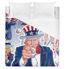 Independence Day United States Of America Duvet Cover (queen Size) by BangZart