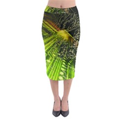 Electronics Machine Technology Circuit Electronic Computer Technics Detail Psychedelic Abstract Patt Midi Pencil Skirt by BangZart