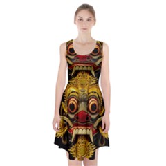 Bali Mask Racerback Midi Dress by BangZart