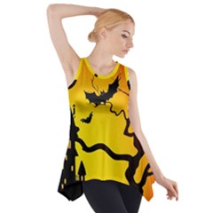 Halloween Night Terrors Side Drop Tank Tunic by BangZart