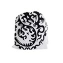 Ying Yang Tattoo Drawstring Pouches (Large)  View1