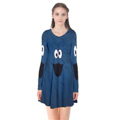 Funny Face Flare Dress by BangZart