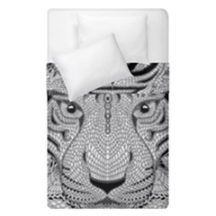 Tiger Head Duvet Cover Double Side (single Size) by BangZart