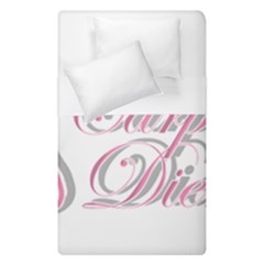 Carpe Diem  Duvet Cover Double Side (single Size) by Valentinaart