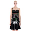 Nuclear Explosion Trump and Kim Jong Spaghetti Strap Velvet Dress View1