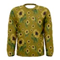 Sunflowers pattern Men s Long Sleeve Tee View1