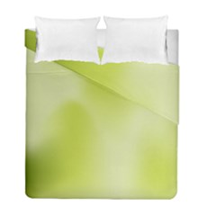 Green Soft Springtime Gradient Duvet Cover Double Side (full/ Double Size) by designworld65