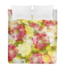 Flower Power Duvet Cover Double Side (full/ Double Size) by designworld65