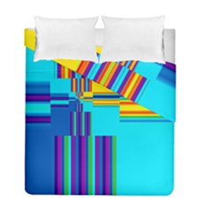 Colorful Endless Window Duvet Cover Double Side (full/ Double Size) by designworld65