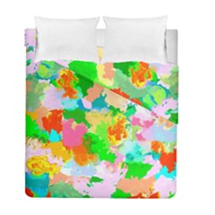 Colorful Summer Splash Duvet Cover Double Side (full/ Double Size) by designworld65