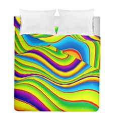 Summer Wave Colors Duvet Cover Double Side (full/ Double Size) by designworld65