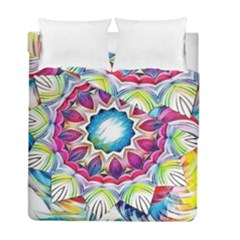 Sunshine Feeling Mandala Duvet Cover Double Side (full/ Double Size) by designworld65