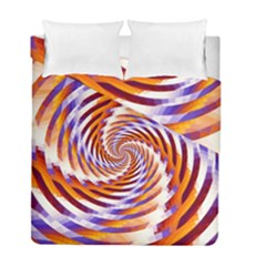 Woven Colorful Waves Duvet Cover Double Side (full/ Double Size) by designworld65