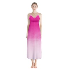 Ombre Button Up Chiffon Maxi Dress by ValentinaDesign