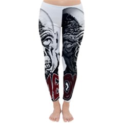 Zombie Classic Winter Leggings by Valentinaart