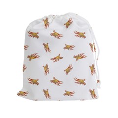 Crabs Photo Collage Pattern Design Drawstring Pouches (xxl) by dflcprints