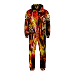 Fire Tiger Hooded Jumpsuit (kids) by stockimagefolio1