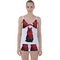 Watermelon cat Tie Front Two Piece Tankini View1