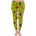 Bat, pumpkin and spider pattern Classic Winter Leggings View1