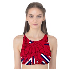 Alternatively Mega British America Red Dragon Tank Bikini Top by Mariart