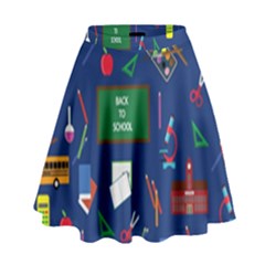 Back To School High Waist Skirt by Valentinaart