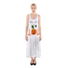 Halloween Sleeveless Maxi Dress by Valentinaart