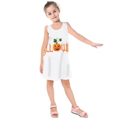 Halloween Kids  Sleeveless Dress by Valentinaart