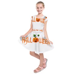 Halloween Kids  Short Sleeve Dress by Valentinaart