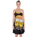 Back to school - school bus Ruffle Detail Chiffon Dress View1