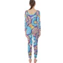 Donuts pattern Long Sleeve Catsuit View2