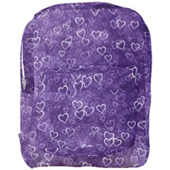 Heart Pattern Full Print Backpack by ValentinaDesign