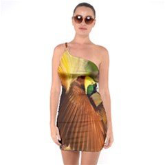 Birds Paradise Cendrawasih One Soulder Bodycon Dress by Mariart